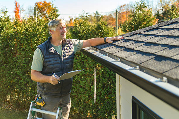 Professional Roofing technician working in Harrison, NJ